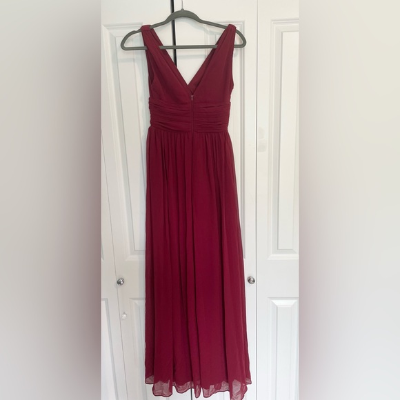 Ever Pretty Burgundy Floor Length Dress - Picture 4 of 6